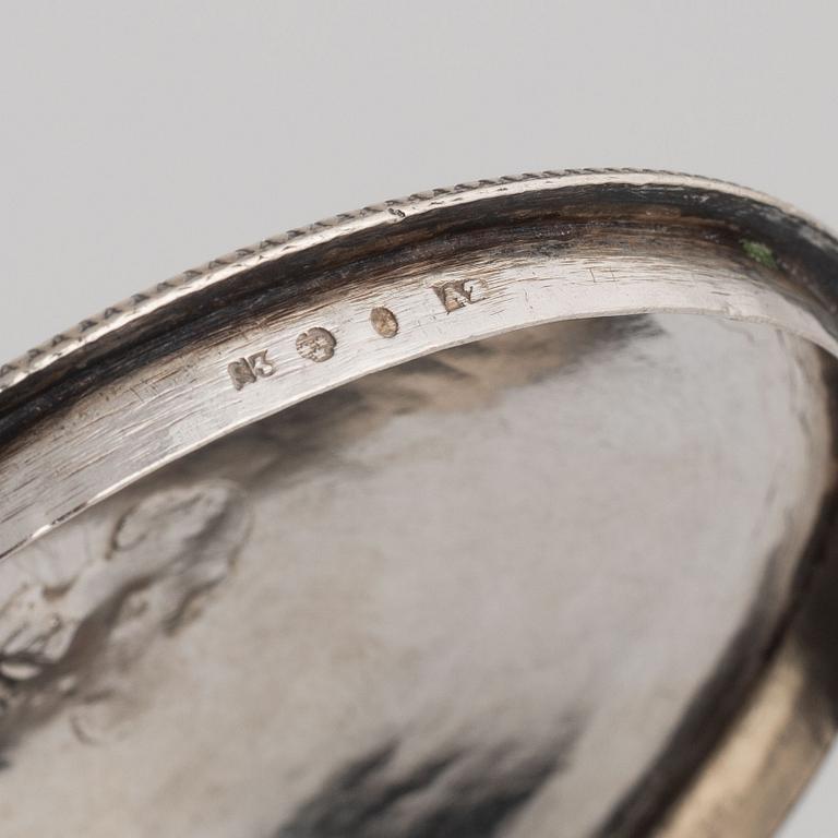 A Swedish Empire Silver Sugar Bowl, mark of Adolf Zethelius, Stockholm 1824.