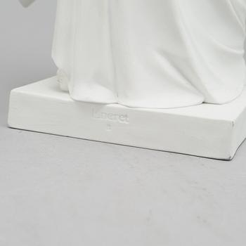 Four parian figurines, Bing & Gröndahl and Royal Copenhagen.