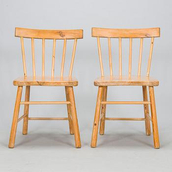 Aino Aalto, stolar, 4 st, modell 641, för Tornator Oy 1940-tal.