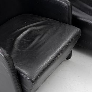 Börge Lindau, Armchairs, a pair, "Solo XL", late 20th century.