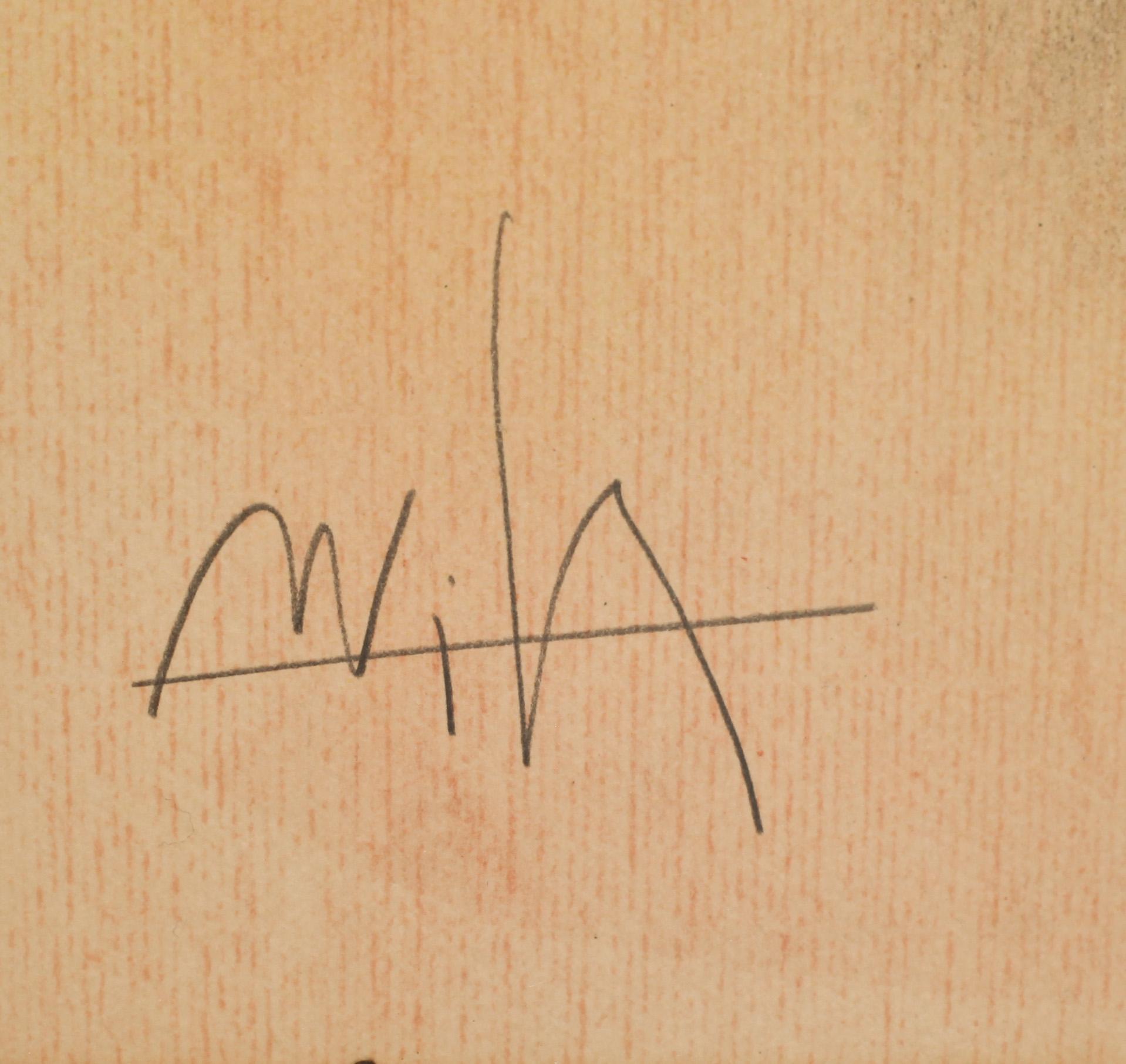 WIFREDO LAM, färglitografi, sign och numr 190/262.