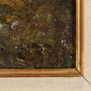 JOHAN TIRÈN, olja på papppannå, monogramsignerad och intygad a tergo.