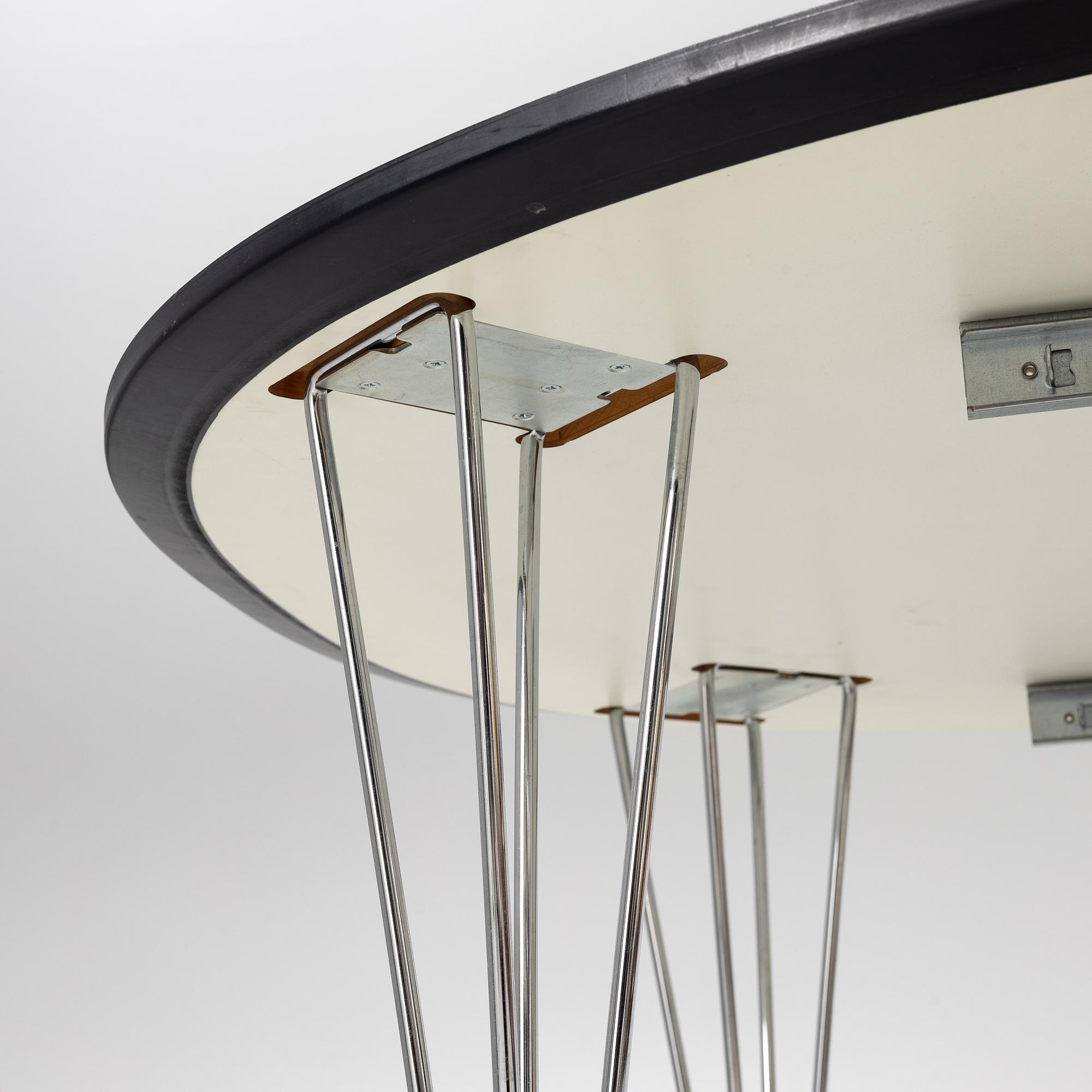 Bruno Mathsson, dining table, "Superellipse",.