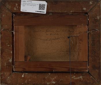 OKÄND KONSTNÄR, 2 st, oljor på duk, 1800-talets andra hälft.