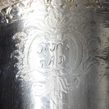 A Swedish 18th century silver beaker, mark of Anders Schotte, Uddevalla 1784.