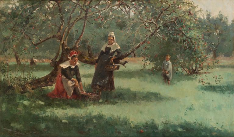 Margaret Campbell-MacPherson, Apple picking.