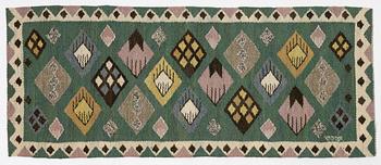 Märta Måås-Fjetterström, vävnad, "Knoppen", gobelängteknik, signerad AB MMF, ca 85 x 36 cm.