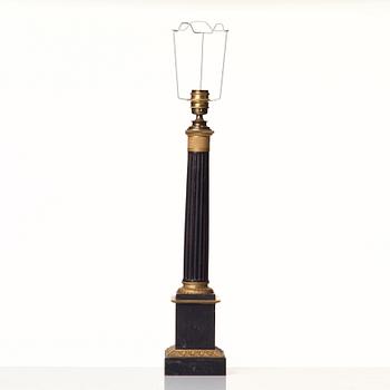 A French late Empire 19th Century table lamp.
