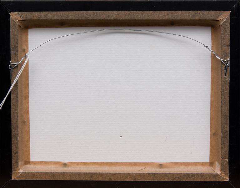 NANDOR MIKOLA, tuschteckning, signerad, märkt "Hyvää joulua".