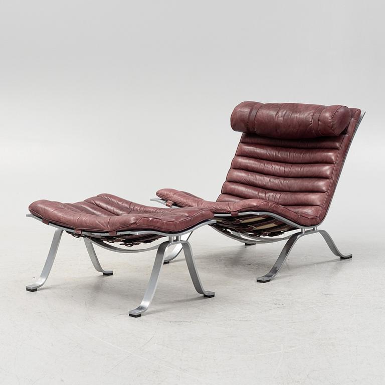 Arne Norell, an 'Ari' easy chair and ottoman, Norell Möbel AB, Sweden.