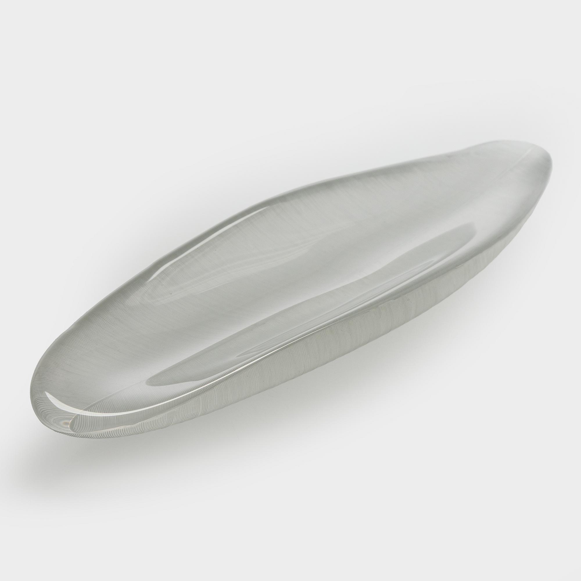 Tapio Wirkkala, konstföremål "Fjäder" 3869, signerad Tapio Wirkkala Iittala -55.