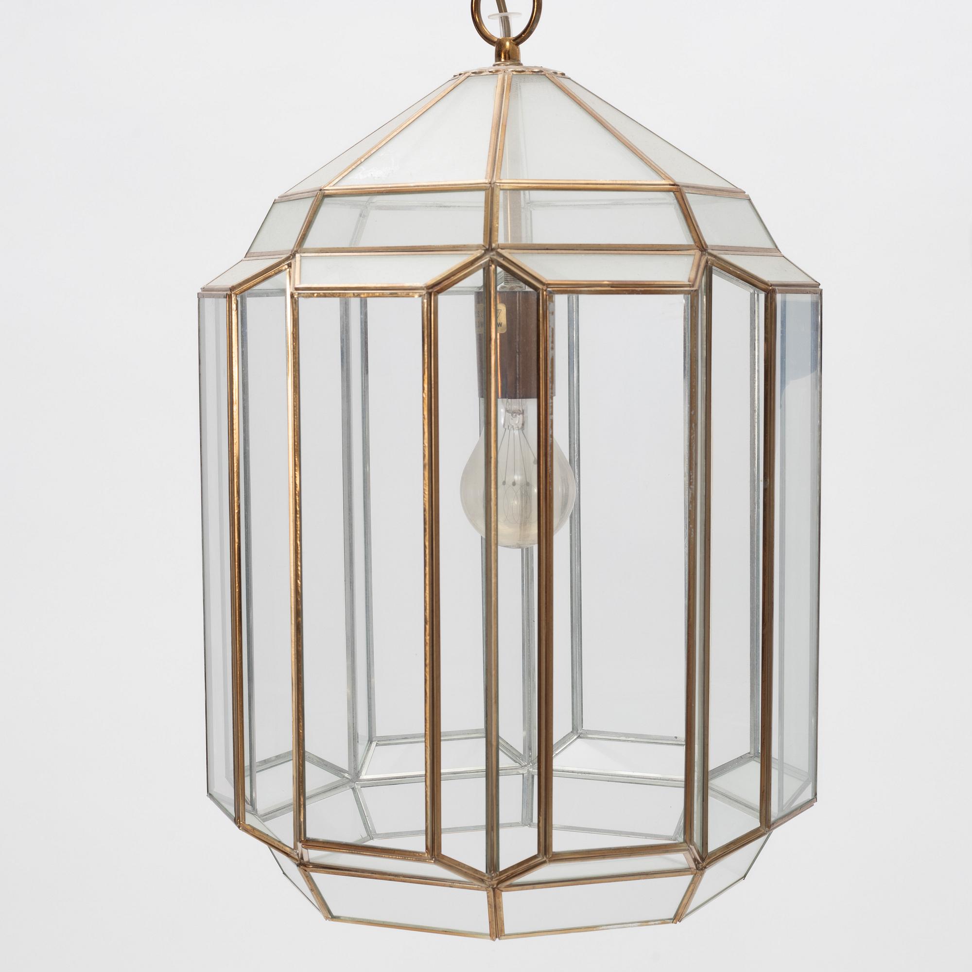 A pair of lanterns, 20th Century.