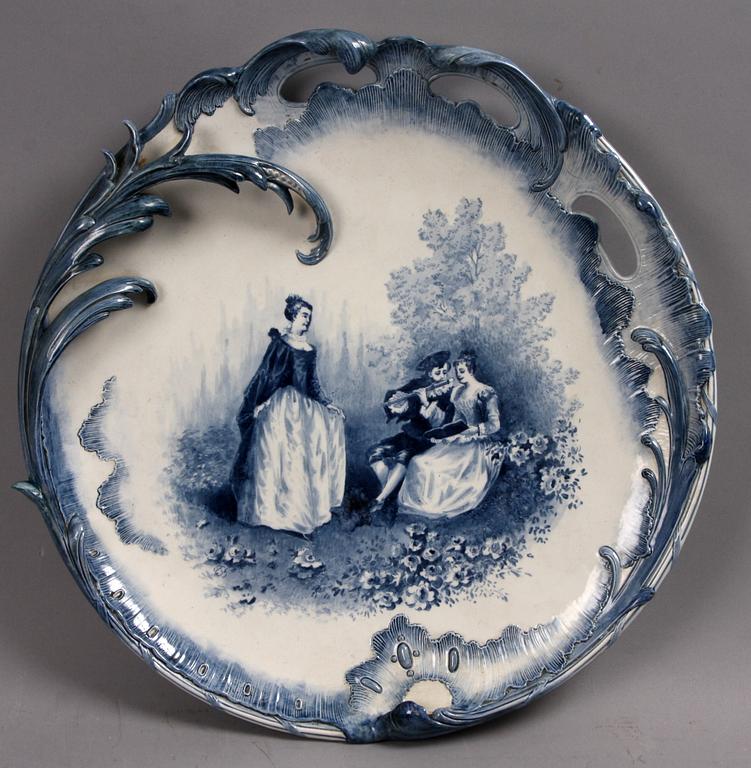 FAT, flintgods. Villroy & Boch, 1800/1900-tal.