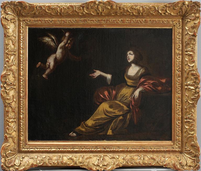 Massimo Stanzione Attributed to, The annunciation.