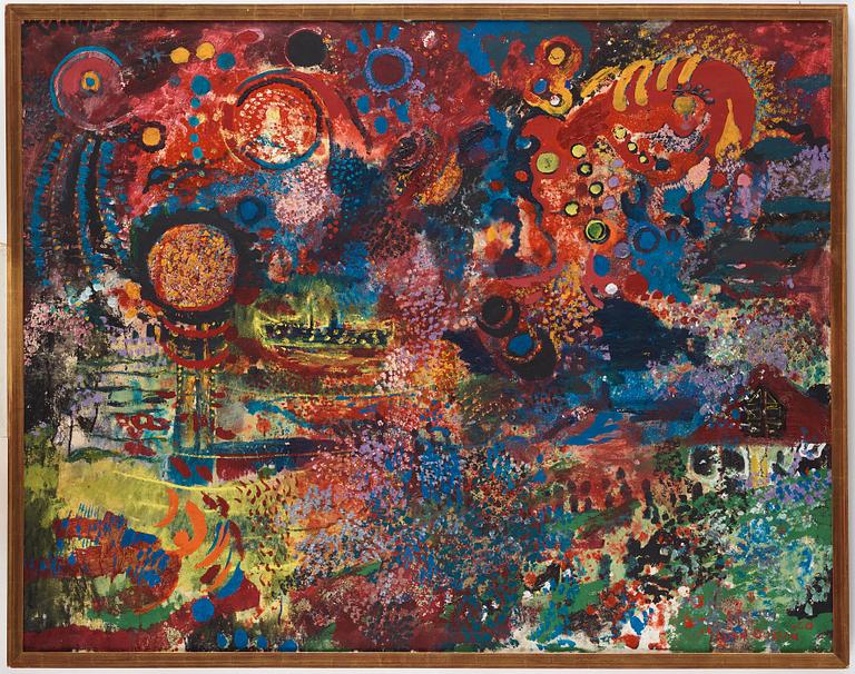 Sven X:et Erixson, The inauguration of the Varberg-Grenå ferry line in 1960.