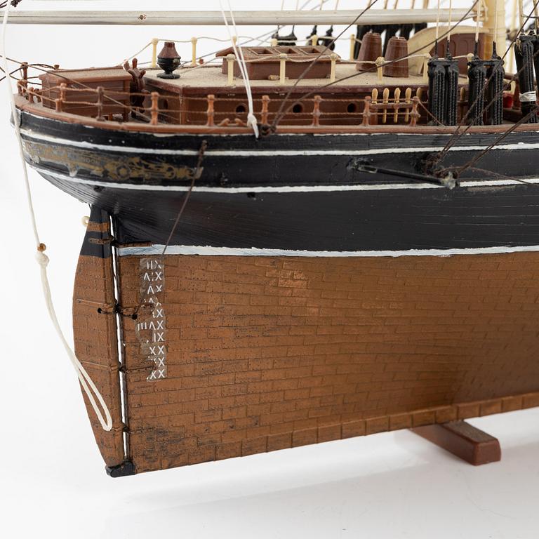 Cutty Sark model ship, latter half of the 20th century.