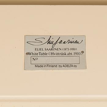 Eliel Saarinen, bord, "White Suite (Hvitträsk)", Adelta 1980-tal.