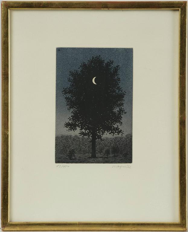 René Magritte, after, "Le 16 Septembre", plate II for “Signe de survie au Temps d’Amoure” by G. Rosey.