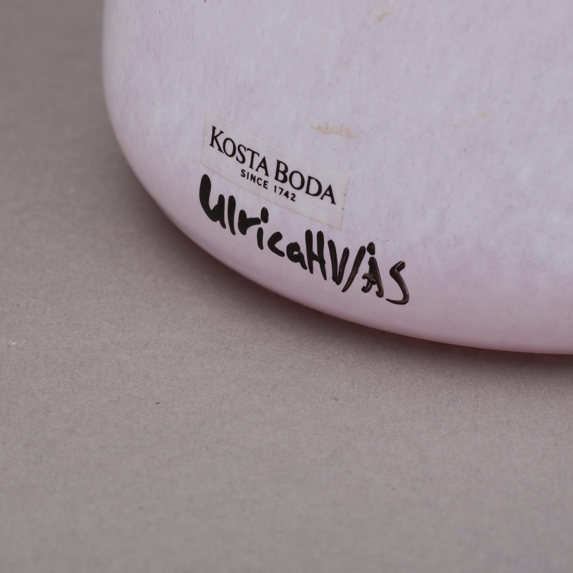 VAS, signerad, Ulrica Hydman Vallien, Kosta Boda Artist Coll. 48145.