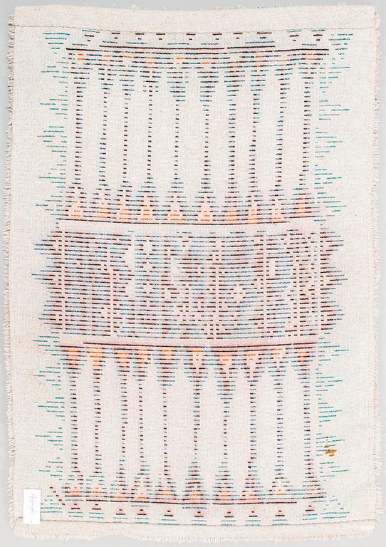 Aini Suomi, ryijy, malli Sylvi Salonen. Noin 154x106 cm.