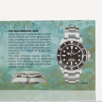 Rolex, Sea-Dweller, "Triple six", ca 1982.