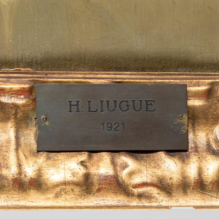 HENRI LINGUET, attributed to, oil on canvas.