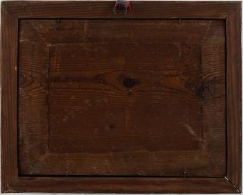 Glasmålningar, ett par, 1700/1800-tal. Pastorala scener.