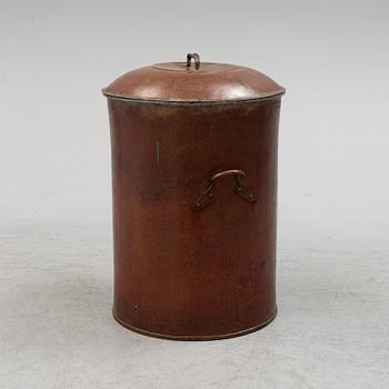 A copper barrel from around 1900.