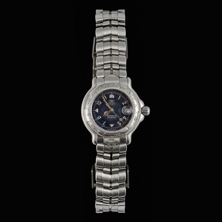 DAMARMABANDSUR, stål, Tag Heuer, automatic, 1990-tal.