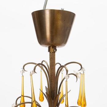 Harald Notini, a model 6461 ceiling lamp, AB Arvid Böhlmarks Lampfabrik, Sweden, 1929-35.