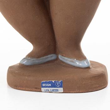 Lisa Larson, figurin, stengods, "Dora", ur serien "ABC-flickor", Gustavsberg.