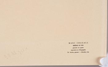 Marc Chagall Efter, "Sirène au pin", ur: "Nice et la Côte d'Azur".