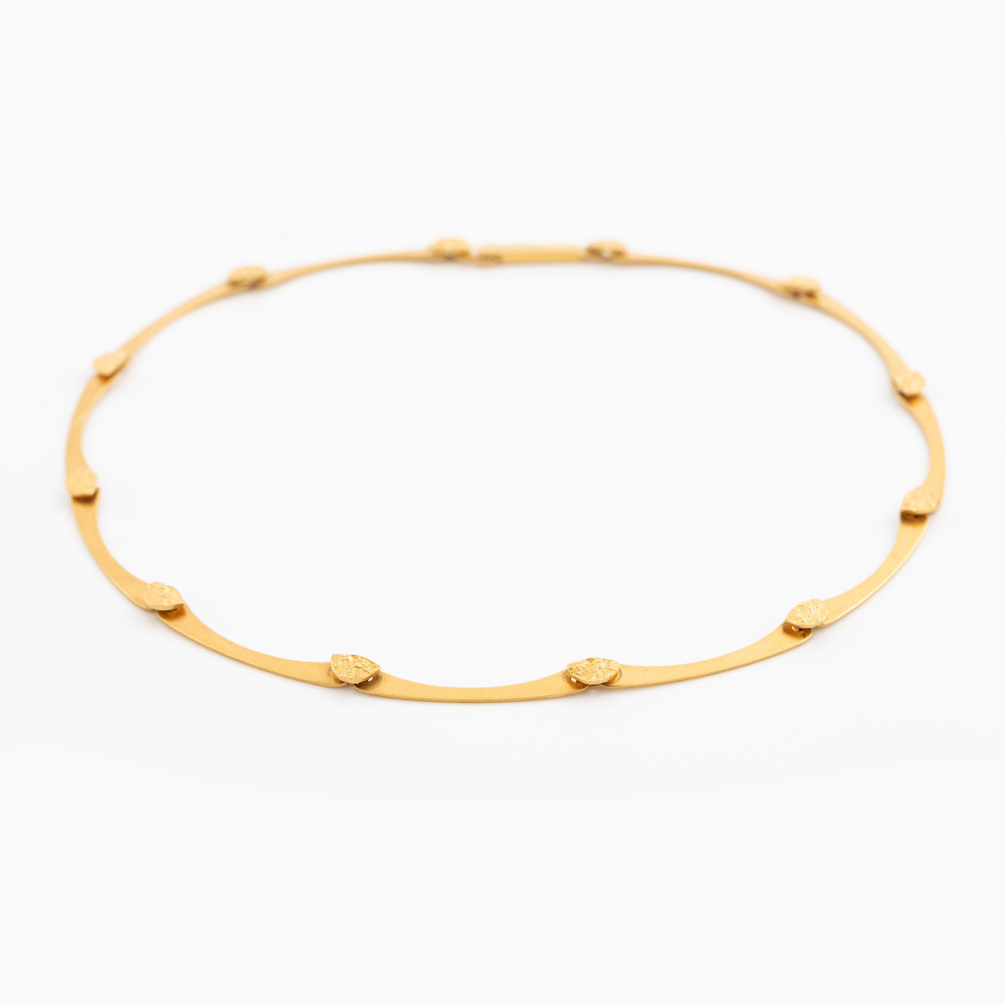 Björn Weckström, collier "Hades", 18K guld, Finland 1980.