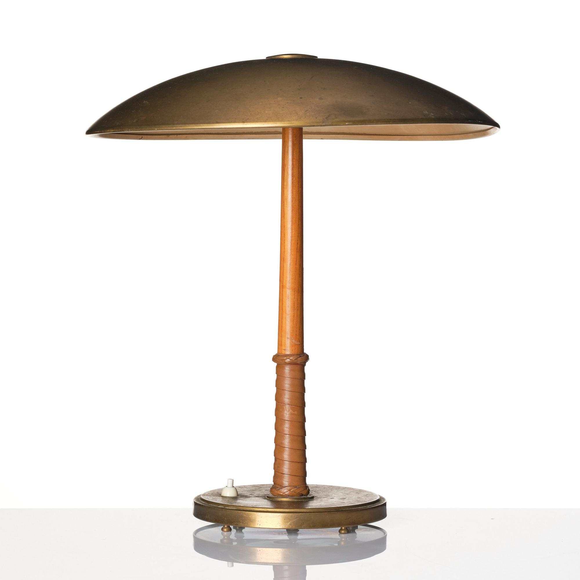 Harald Notini, bordslampa, modell "15525", Arvid Böhlmarks Lampfabrik, Stockholm 1950-tal.