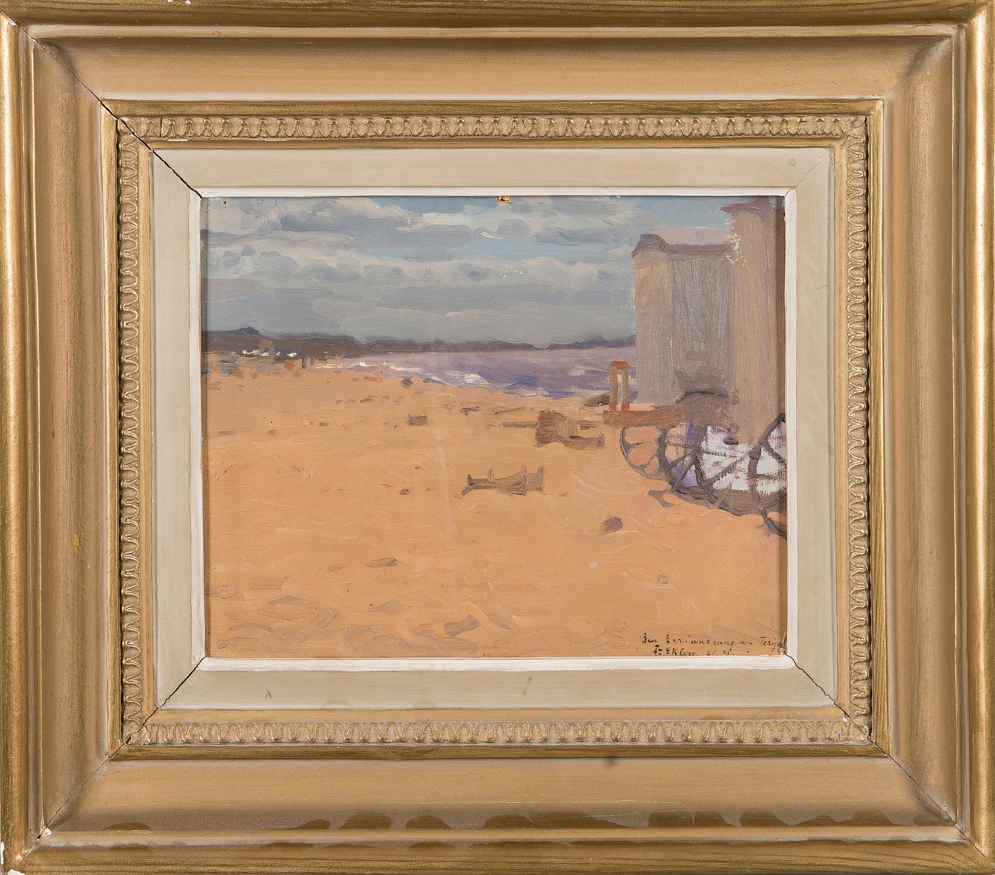 VASILI LEVI, oil on board, signed and marked Terijoki.