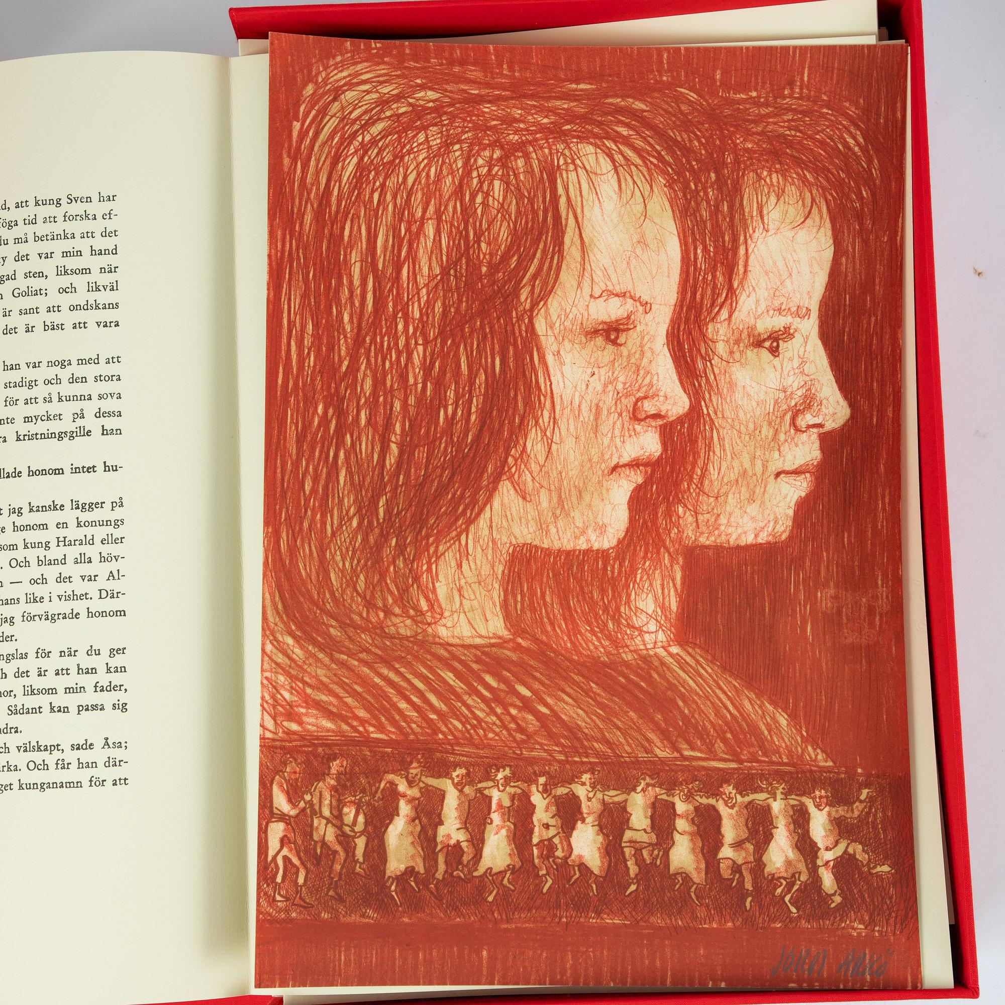 Jordi Arkö, two portfolios with 105 lithographs in colours each.