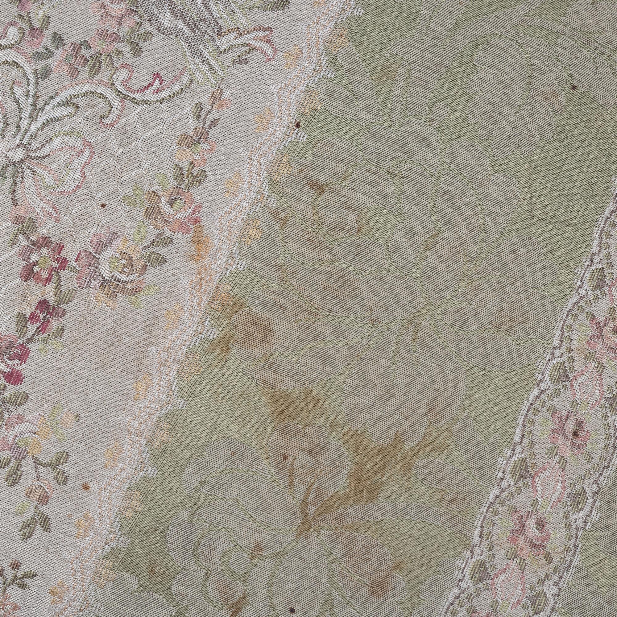 Sofa, 2 chairs, stool, table, Empire style, 5 pieces, 20th century.