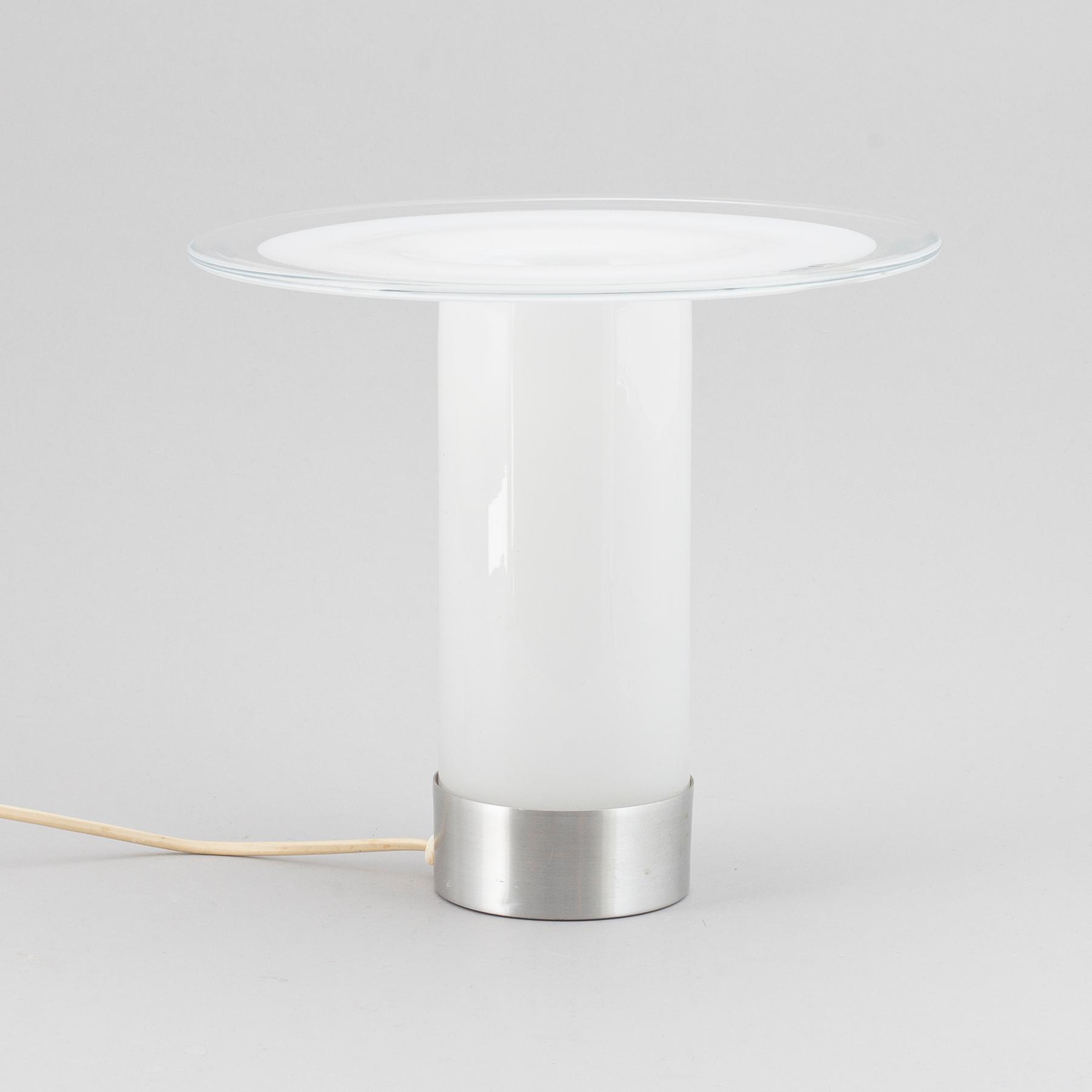 A Finish table light by Markku Salo, Nuutajärvi/Kerlux, second half of the 20th century.
