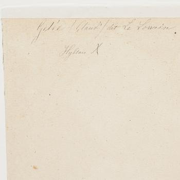 JAN FRANS VAN BLOEMEN, circle of. Unsigned. Ink wash, image: 25.5 x 17.5 cm.