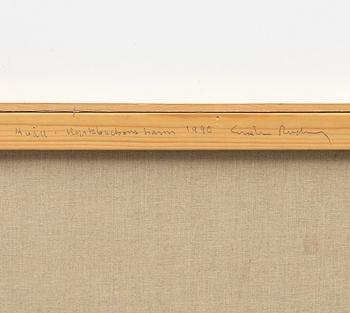 Gustav Rudberg, "Evening in Kyrkbacken's Harbour.".