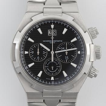 ARMBANDSUR, herr, Vacheron Constantin, Overseas, Chronograph, ref 49150/B01A, automatisk, stål, ca 2008.
