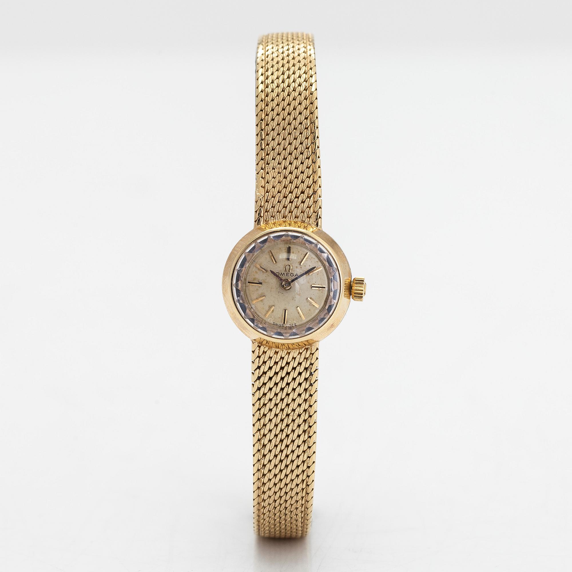 Omega, armbandsur, 17 mm.