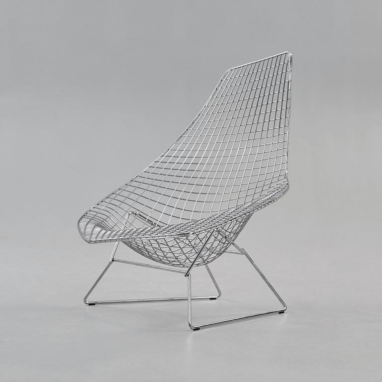 A Harry Bertoia 'Asymmetric Chaise', Knoll International.