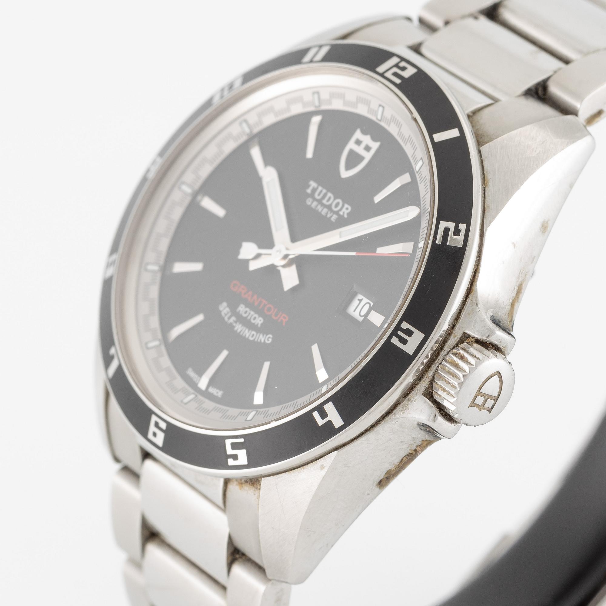 Tudor, Grantour, wristwatch, 42 mm.