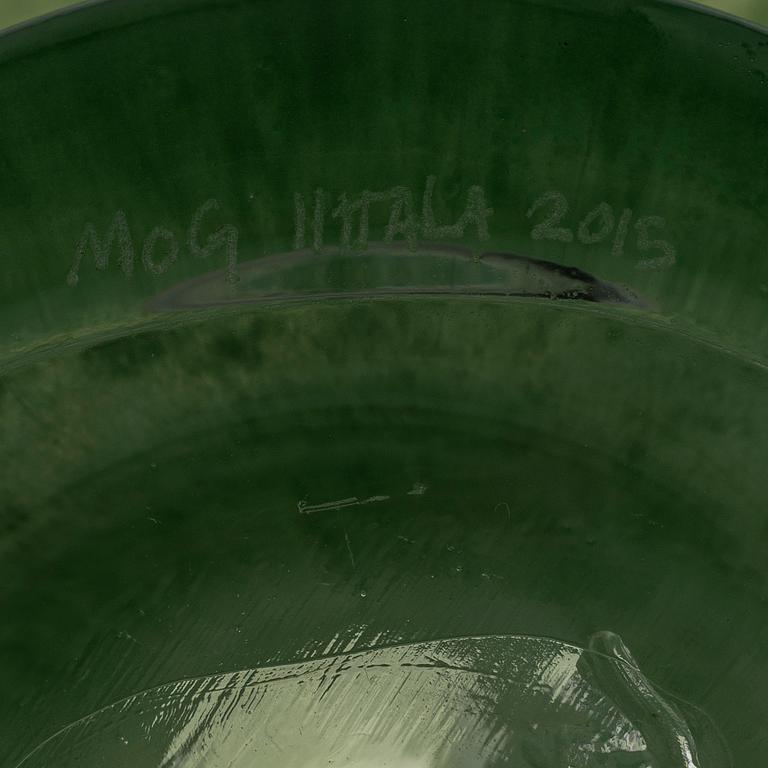 OIVA TOIKKA, A BIRD. Kiikkuri. Signed O. Toikka, Mog Iittala 2015.