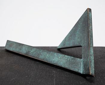 CARL MAGNUS, patinated bronz sculpture, signed C.M and numbered 9/10.