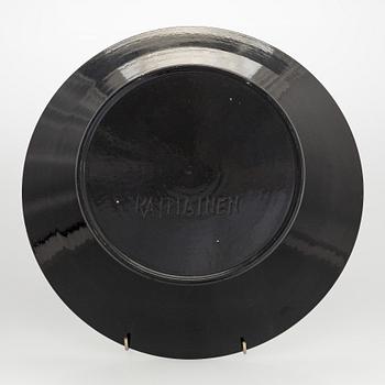 Birger Kaipiainen, dekorationsfat, stengods signerad Kaipiainen.