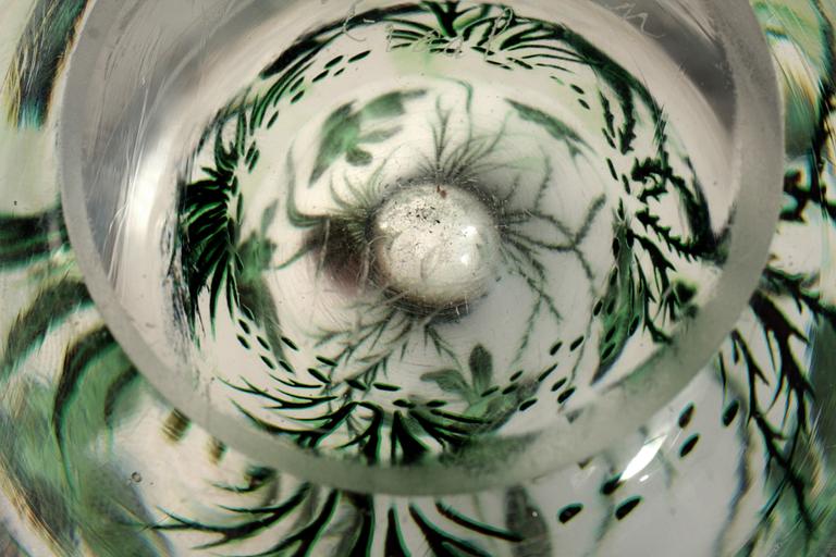 VAS, glas. "Fiskgraal", Edward Hald, Orrefors. Provexemplar trol 1936.