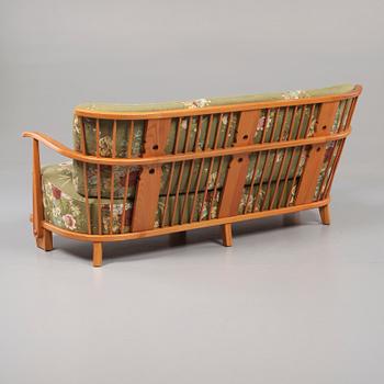 STUGMÖBELGRUPP, 3 delar, Fritz Hansen, omkring 1940.