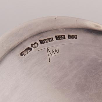 TAPIO WIRKKALA, VATI, hopeaa, signeerattu TW, Kultakeskus, Hämeenlinna 1960.